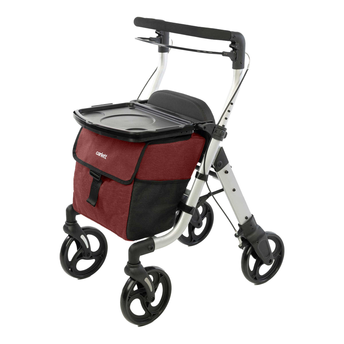 Carlett Lett Walk Rollator, Rød