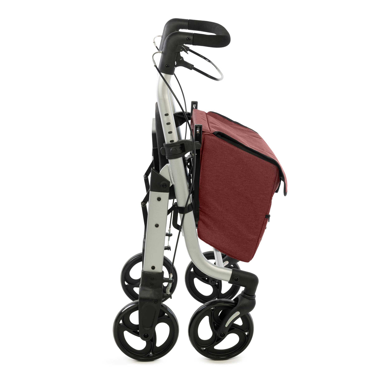 Carlett Lett Walk Rollator, Rød