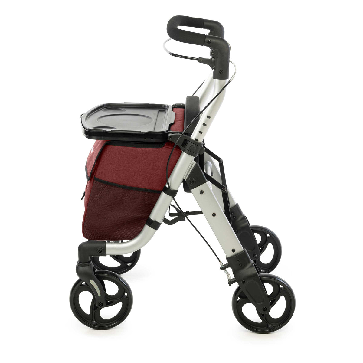 Carlett Lett Walk Rollator, Rød