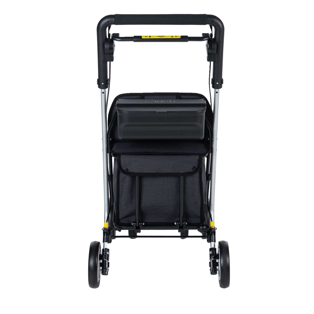 Nyhet! Carlett trillevogn med sete og oppbevaring- Comfort, sort